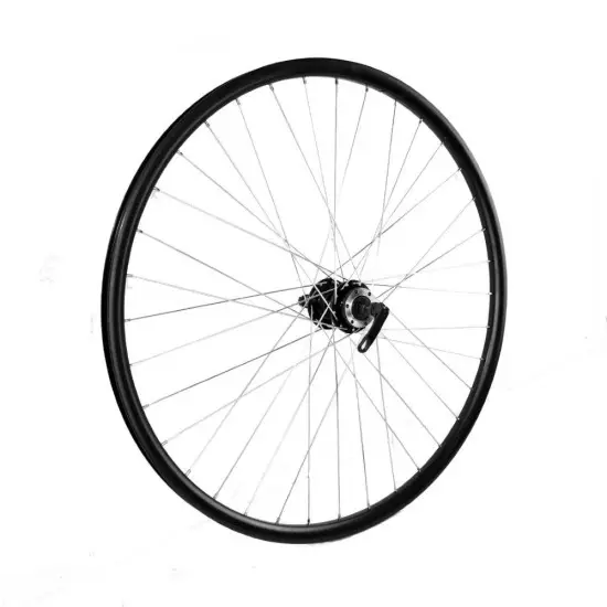 Roata bicicleta 27.5 spate, dubla, butuc aluminiu, disc filet bile 7V, Negru (QR)