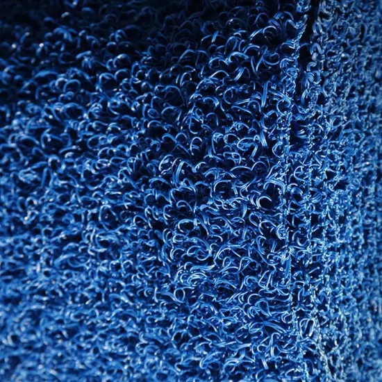 Covor exterior, spaghetti albastru, 1x15 m