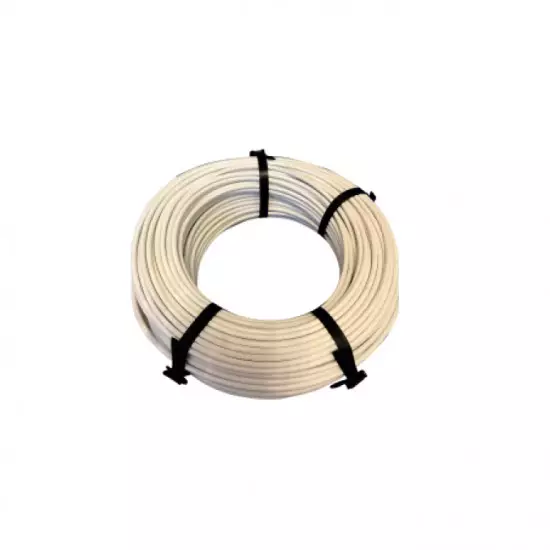 Furtun spaghetti 5mm (microtub), 250 m, alb
